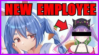 【Hololive】Pekora New Employee Joined Usada Construction 【Minecraft】【Eng Sub】 [upl. by Nylaret532]