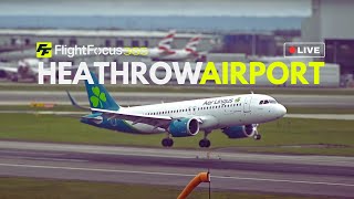 Heathrow Airport Live  Wednesday 3rd April 2024 [upl. by Eerb]