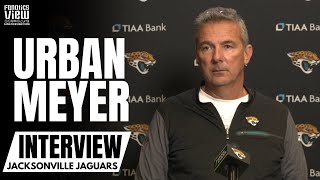 Urban Meyer Final Press Conference With Jacksonville Jaguars Prior to Being Fired by Shad Khan [upl. by Anitsenre42]