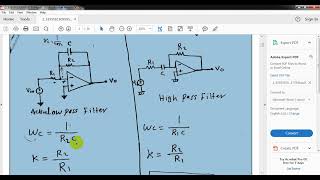 شرح دوائر كهربائية موضوع Active Filter مع حل المسائل [upl. by Daryle]