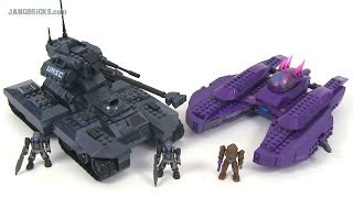 Mega Bloks Halo 96853 ODST Covenant Invasion set review [upl. by Notniw]