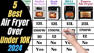 Top 5 Best Air Fryer Oven in India 2024  Agaro vs Geek vs INALSA vs Tesora vs iBell Air Fryer Oven [upl. by Joey]