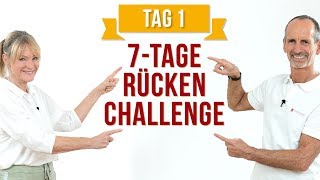 RückenChallenge – Tag 1  Ohne Rückenschmerzen in 7 Tagen [upl. by Boucher]