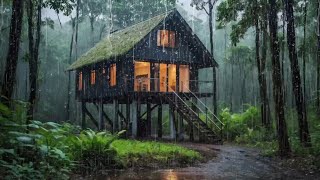 RAIN SOUNDS FOR SLEEP Eliminate Stress to Fall Asleep in Under 3 Minutes asmr rain sound Study [upl. by Gerrilee]