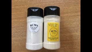 RCMA PURE PEARL VS WARM GOLD POWDER [upl. by Osrick]