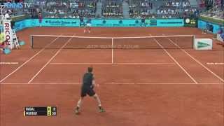 ATP Mutua Madrid Open Final 2015  Andy Murray v Rafael Nadal highlights [upl. by Vijnas]