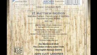 JS Bach St Matthew Passion BWV 244 Kommt ihr Tochter helft mir klagen CHOR MIT CHORAL [upl. by Ginnie]