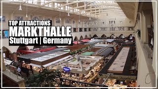 Considered one of the MOST BEAUTIFUL MARKET in all of GERMANY This is the Markthalle STUTTGART [upl. by Monk448]