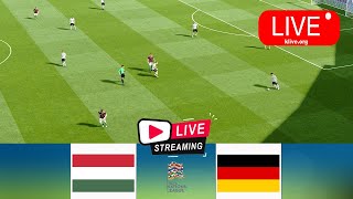 Live Hungary vs Germany  UEFA Nations League  Watch the Match Today [upl. by Champ]