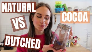 Types of cocoa powder for baking Natural vs Dutched whats the difference [upl. by Faline]