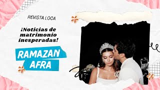 ¡El inesperado matrimonio de Mert Ramazan Demir con Afra estaba en la agenda de la revista [upl. by Gilges]