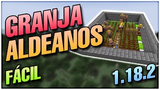 ✅ GRANJA de ALDEANOS en MINECRAFT 120  121 Java y Bedrock [upl. by Perni]