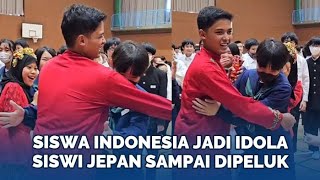 Siswa Indonesia Jadi Idola Siswi Jepang saat Pertukaran Pelajar Diajak Foto sampai Minta Peluk [upl. by Emearg]