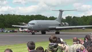 VC10 ZD241 Public Debut Fast Taxi Run 25th May 2014 [upl. by Essilrahc757]