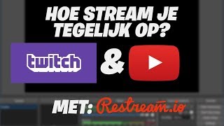 HOE STREAM JE OP TWITCH EN YOUTUBE TEGELIJK  streamtips 1 [upl. by Aleinad816]