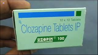 Sizopin 100 Tablet  Sizopin Tablets  Clozapine Tablets  Sizopin 100mg Tablet Uses Side effects [upl. by Magulac]