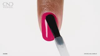 CND PLEXIGEL™  SHAPER OVER NATURAL NAIL [upl. by Brandy]