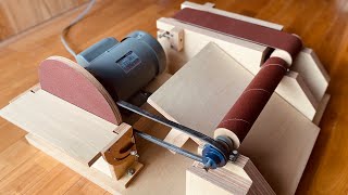 Making a 3 in 1 Sander Machine  Disc Sander  Drum Sander  Belt Sander [upl. by Yoshi249]