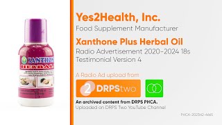 Xanthone Plus Herbal Oil Testimonial Radio Ad 20202024 18s Version 4 [upl. by Schrader]