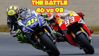 Valentino Rossi VS Marc Marquez Epic Battles [upl. by Hal]