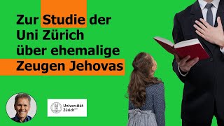 Studie Nov 2023 über ehemalige Zeugen Jehovas [upl. by Htaeh]