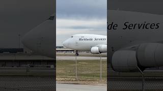 UPS 747400F taxiing at SDF airport shorts [upl. by Tjader]