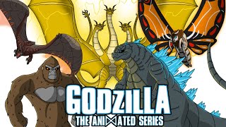 GODZILLA ANIMATED  Characters amp Theme Song Fan Made [upl. by Nairolf193]