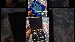 transforming a box into stunning jewelry box  full video on my channel 💡 [upl. by Llenaej950]