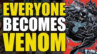 Everyone Becomes Venom Marvel Comics Venomverse [upl. by Ennaillek]