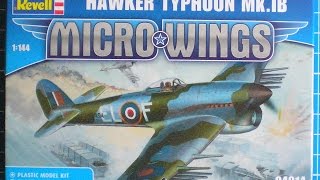 Revell 1144 scale Hawker Typhoon MkIB  Inbox Review [upl. by Nagard763]