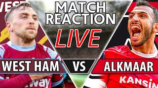 West Ham vs AZ Alkmaar  Live Europa Conference League Watchalong [upl. by Spada619]