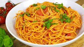 Spaghetti mit Tomaten Paprika Sauce I Turbo Rezept [upl. by Nnyleuqcaj]