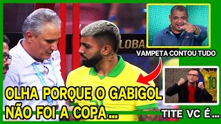 OLHA PORQUE O GABIGOL NÃO FOI A COPA  VAMPETA CONTOU TUDO  NETO DEU BEM NO MEIO [upl. by Naid]