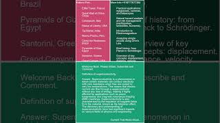 Definition of superconductivity 2 [upl. by Orlov6]