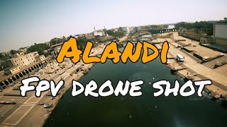 Dnyaneshwar Mauli Temple Alandi  Drone Shot in 4K [upl. by Llertnac]