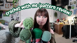 crochet with me for a friend pattern review [upl. by Marylinda]