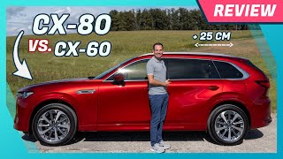 Mazda CX80 mit 254 PS Diesel im Test Verbrauch 6Zylinder  Vergleich CX60  0100 kmh [upl. by Ducan]