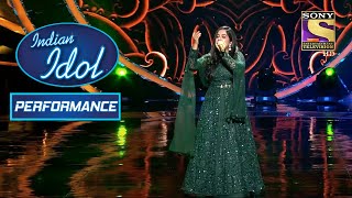 Sayli की quotMera Piya Ghar Aayaquot पर सुंदर गायकी को सबने किया Adore  Indian Idol Season 12 [upl. by Haymes]