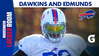 Dion Dawkins amp Tremaine Edmunds on Preparing for the Miami Dolphins  Buffalo Bills [upl. by Nies]