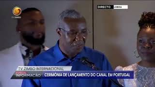 Cerimônia de lançamento da TV Zimbo Internacional em Portugal [upl. by Lacey]