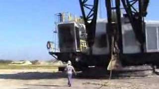 BampE 380 dragline front view [upl. by Omarr]