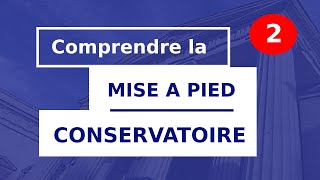 MISE À PIED CONSERVATOIRE Le guide  Chap2  5bis [upl. by Greenland968]