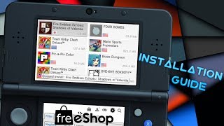 3DS How To Set Up amp Use freeShop [upl. by Elyagiba]