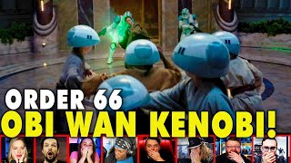 Reactors Reaction To Seeing Emperor Palpatine Order 66 On Obi Wan Kenobi Episode 1  Mixed Reactions [upl. by Yatnuhs]