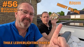 vlog56 Thule ledverlichting op de luifel maken en de gasleiding afpersen [upl. by Richara]