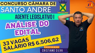 Urgente Concurso Câmara de Santo André  Agente Legislativo I  33 Vagas R 650600 [upl. by Alohs]