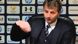 Tim Sherwoods Last Press Conference at Spurs [upl. by Alyhs]