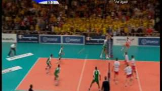 Best Volleyball Actions Skra Bełchatów  Panathinaikos Athens [upl. by Hege]