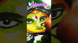 Navratri special 🎨navratri trendingshorts viralshorts madurga Creative art leafart [upl. by Acina240]