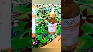 Aya vitamin C face serum review😱whitening vit C Skin serum 🤩viral Anti blemish serum instant result🤗 [upl. by Nazler251]